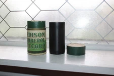 Antique Edison Amberol Cylinder Put On Your Slippers You're In For The Night