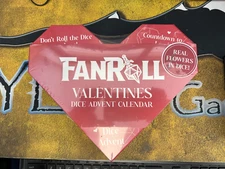 SEALED FanRoll Valentines Day Dice Advent Calendar NEW