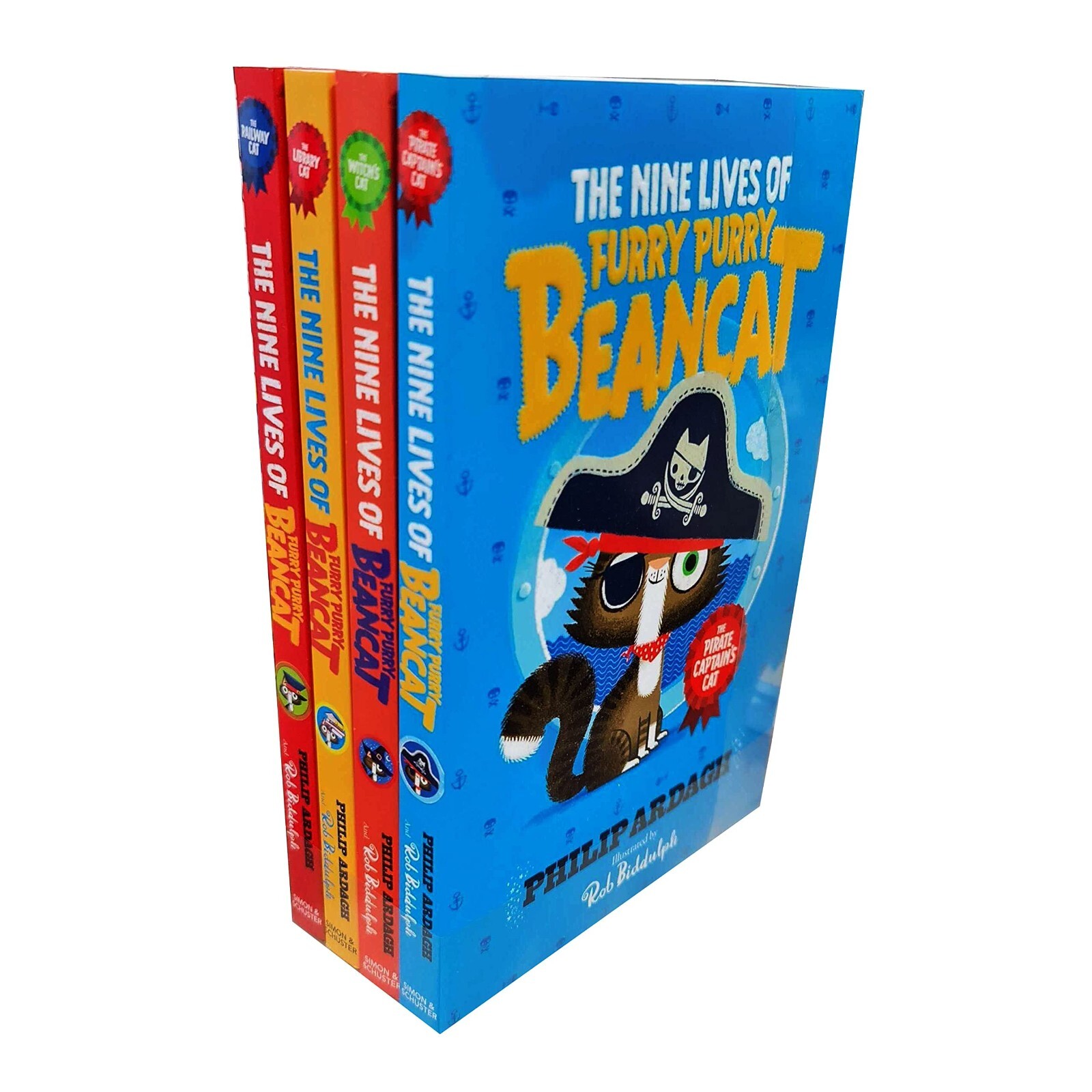 The Nine Lives of Furry Purry Beancat 4 Books Collection Set by Philip Ardagh