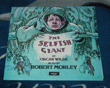 OSCAR WILDE THE SELFISH GIANT READ BY ROBERT CLAYTON 1976 UK LP ARGO ZSW 548 
