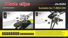 Align T-Rex 250 Blade Clips H25H003XXT