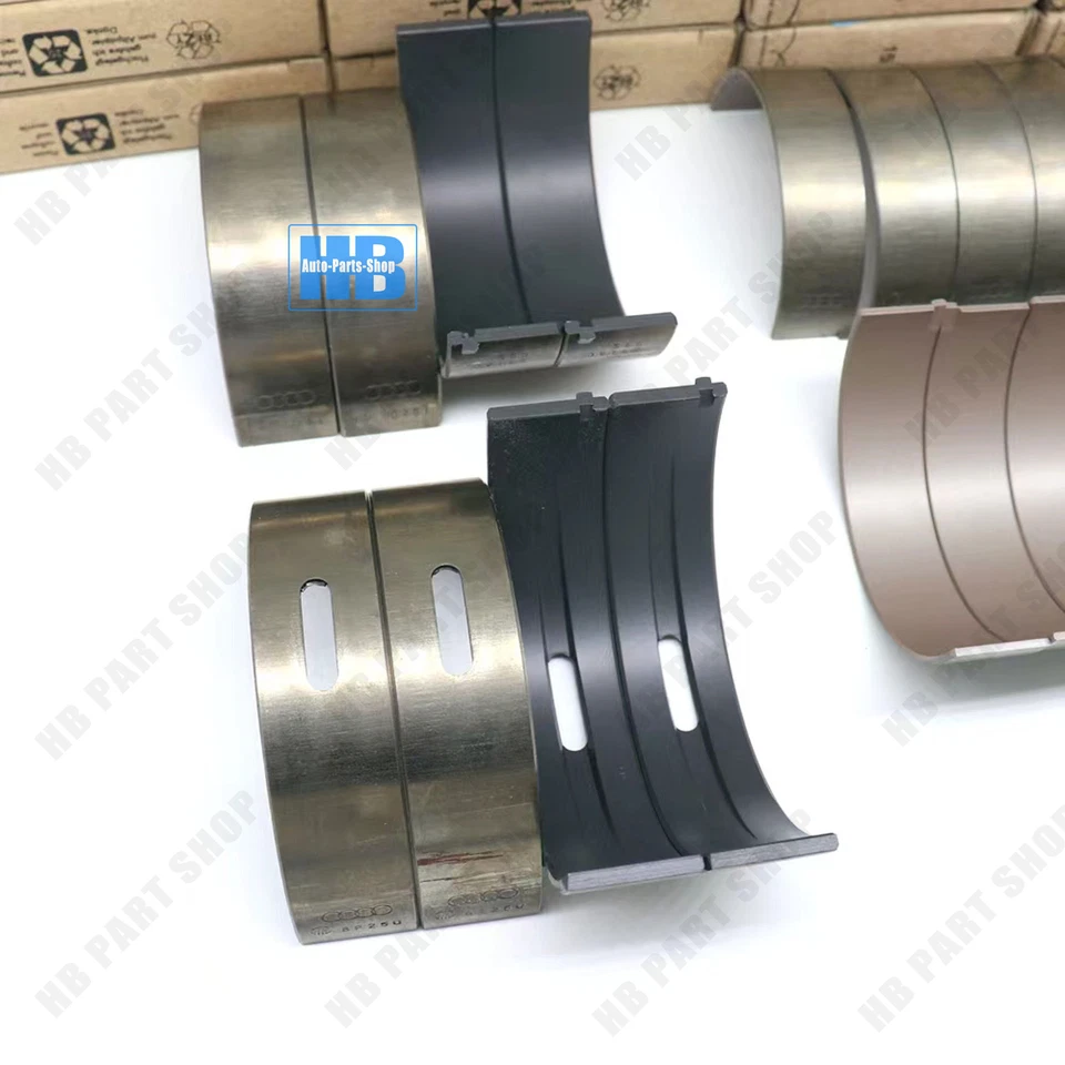 Virabrequim principal genuíno + conjuntos de rolamentos ConRod 06E105561AC para Audi A6 A8 Q5 Q7 - Imagem 4 de 4