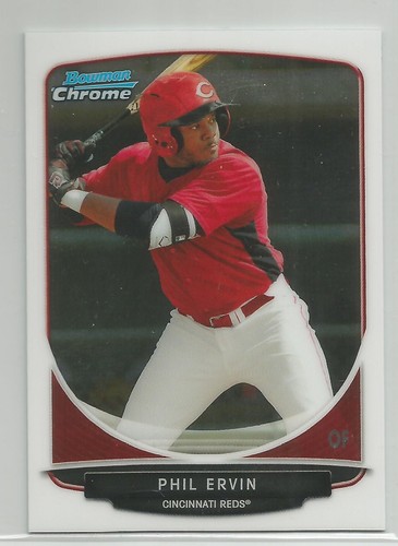 Phil Ervin Cincinnati Reds 2013 Bowman Chrome Mini Card - 第 1/1 張圖片