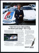 1980 Brumos Porsche 935 Peter Gregg 911 928 photo Robert Bosch spark vtg ad