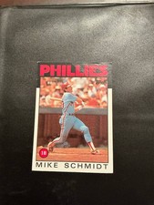 1986 Topps Mike Schmidt #200 Philadelphia Phillies HOF