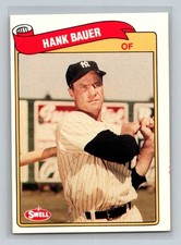 1989 Swell Baseball Greats #82 Hank Bauer New York Yankees Baseball Card