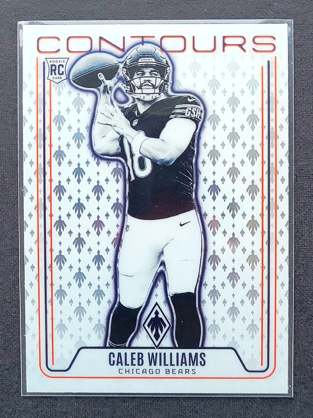 #CON-CWS Caleb Williams Contours RC Rookie Chicago Bears 2024 Panini Phoenix