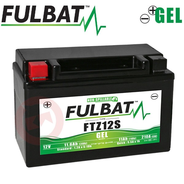 Batterie Gel Fulbat YTZ12S Versiegelt Honda XL Transalp 650 2001 2002 2003 2004-image