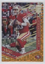2018 Donruss Elite Orange 23/49 Jimmy Garoppolo #21 1u6