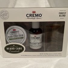 NEW CREMO FOREST BLEND BEARD CREAM BEARD SOFTENER BRUSH SET BEARD CARE GROOMING