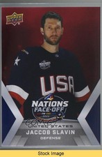 2024-25 4 Nations Face-Off Jaccob Slavin #6 READ 0px1