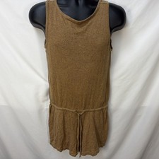 NEW PRANA BUTTERSCOTCH STRIPE SYLVIE ROMPER SIZE S HEMP NWT