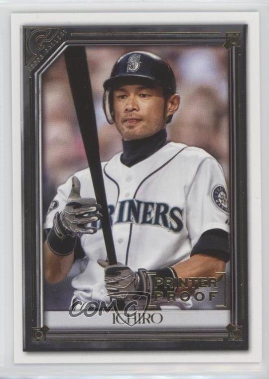 2021 Topps Gallery Printer Proof Ichiro Suzuki Ichiro #181 HOF 7eo