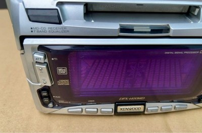 Kenwood DPX-6100MD 2DIN CD MD Radio Car Stereo Audio DSP Tested