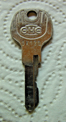 GHE Happich Pelzer Emka Schlüssel GX130