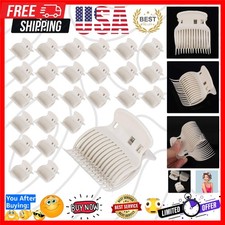 24 Hot Roller Clips for Hair Curler Claw Clip Replacement Hair Section Stylin...