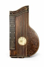 Zither German Saxony 1900 German Zither Antique Folk Instrument Case