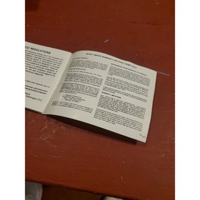 Vintage Barker Bill's Trick Shooting Nintendo (NES) Instruction Booklet Manual