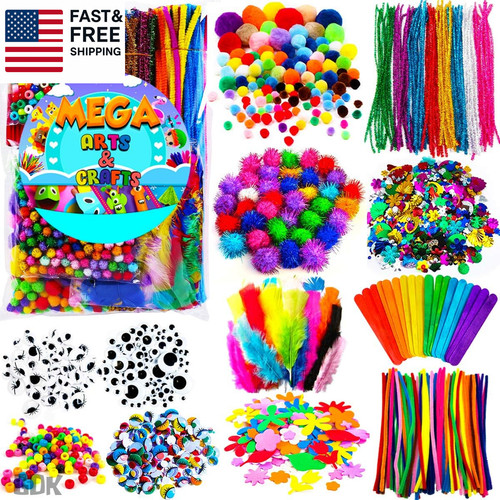 Goodyking Arts and Crafts Supplies for Kids - 1170Pcs+ Craft Art Supply Kit for