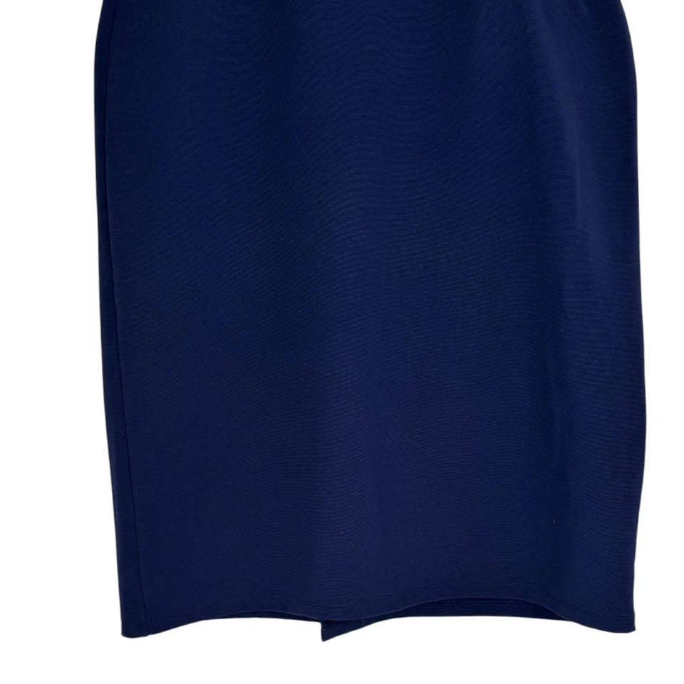 Cato женщина темно-синий эластичной юбка размер 18/20 Вт натяжные боковые кнопки карьера - Изображение 3 из 4