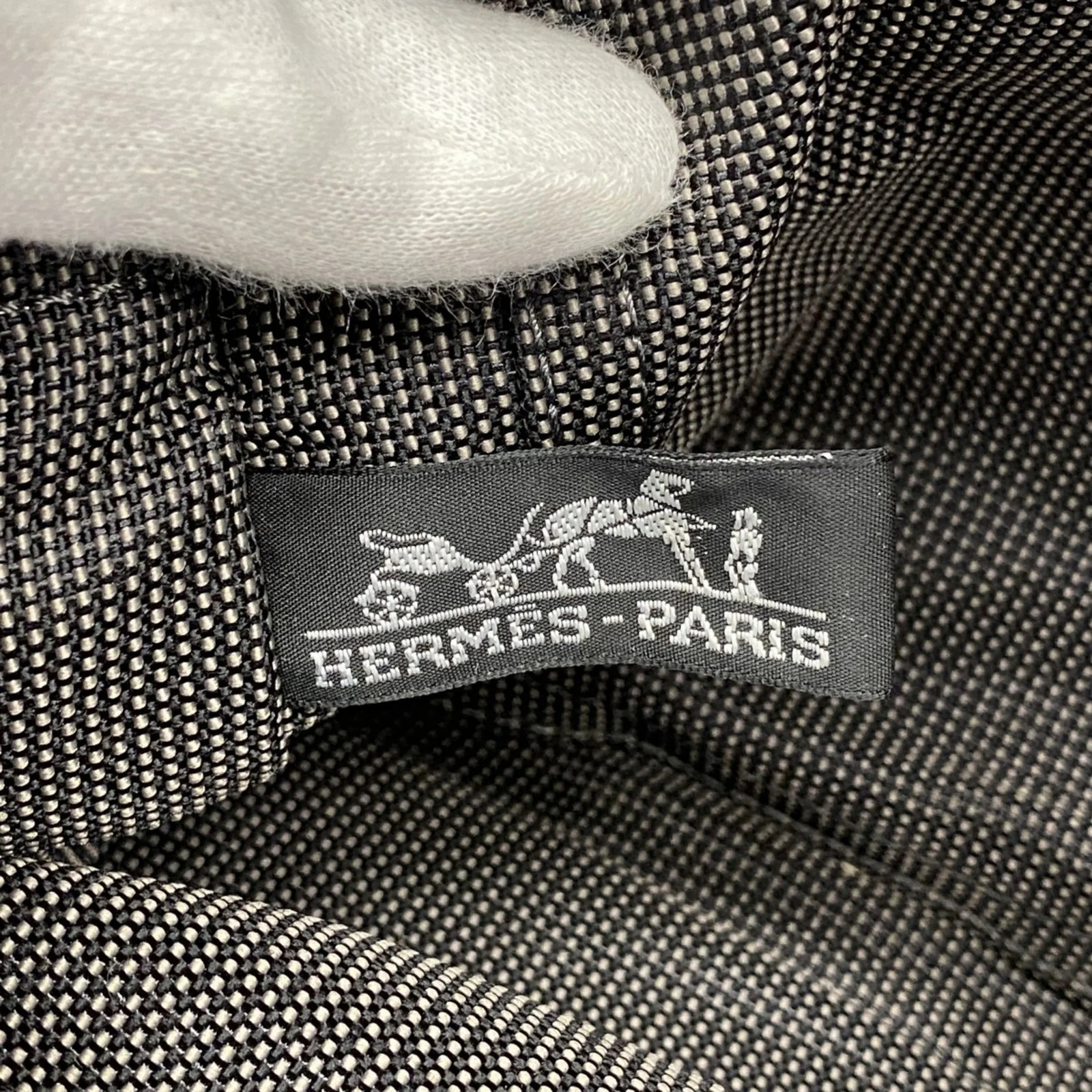 Hermes Hermès Air Line PM Tote Bag, Canvas, Gray, Men's and Women's GZl1fcjj thumbnail 5