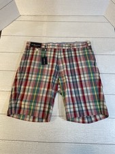 Polo Ralph Lauren Indian Madras Plaid Men s Shorts Size 33 Brand NEW With Tags