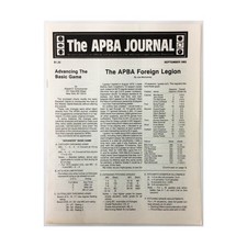 APBA APBA Journal  Volume 17, #2 