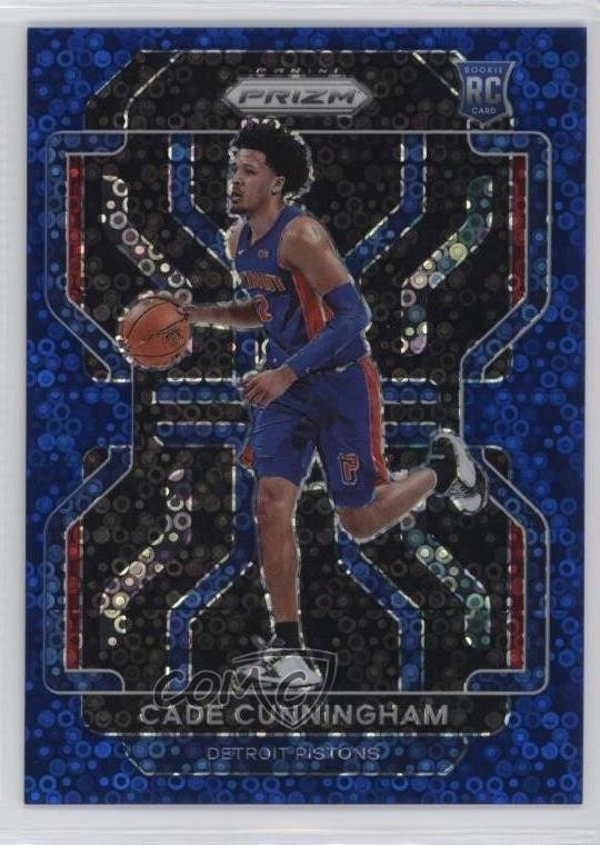 2021-22 Panini Prizm Fast Break Blue 65/150 Cade Cunningham #282 Rookie RC 0j6v
