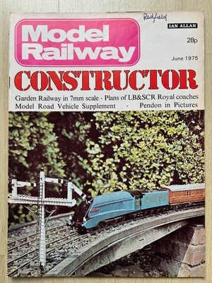 Modelleisenbahn Konstrukteur Magazin Ausgabe Juni 1975, extrem guter Zustand