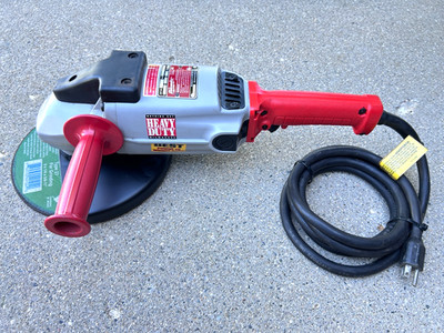 Milwaukee Heavy Duty Sander Grinder 6065 7''-9'' Made In USA 5,000 RPM 15A NICE!