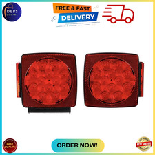 12V Submersible LED Trailer Lights for Stop, Tail, Turn Signal Functions