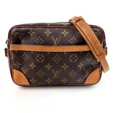 Louis Vuitton Trocadero 23 Monogram Canvas Shoulder Bag Brown Adjustable Strap