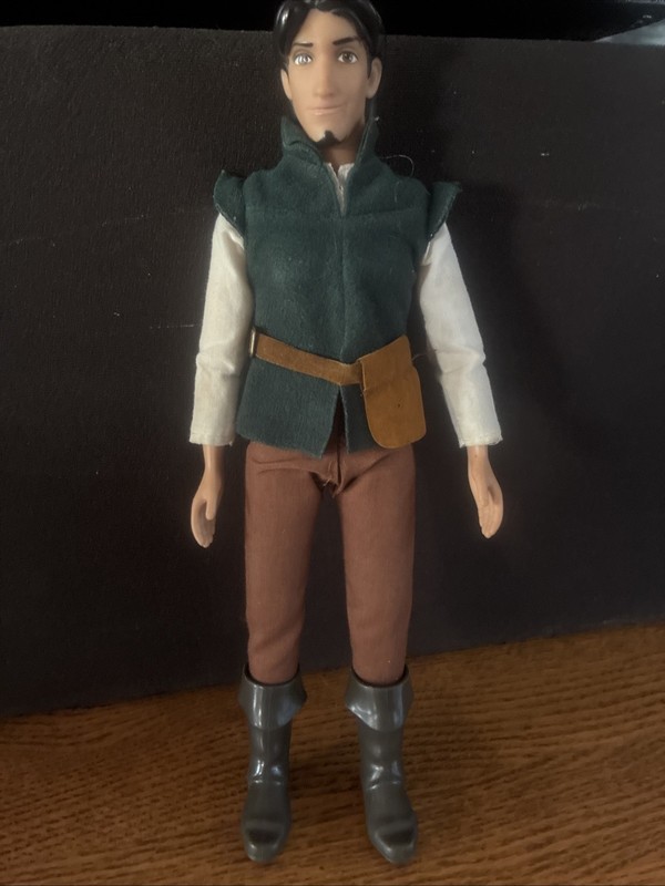 Disney Store Tangled Flynn Rider 12" Doll Action Figure Complete Outfit Prince