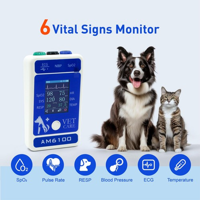 #ad 6 in 1 Pet Vital Monitor AM6100 Blood Pressure Monitor for Dogs Cats amp; Animals $152.99
