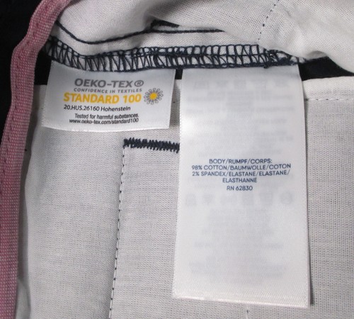 LANDS END Navy Classic Navy School Uniform Stretch Pencil Pants Girls 7 *NEW* - Picture 2 of 3