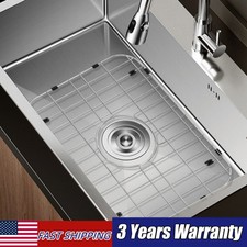 Kitchen Bottom Sink Protector Grid Wire Grid 304 Stainless Steel 16" x 12-1/2"
