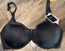 Bali Women's Bra Smoothing Underwire Padded Black Lightweight Polyester 38DD