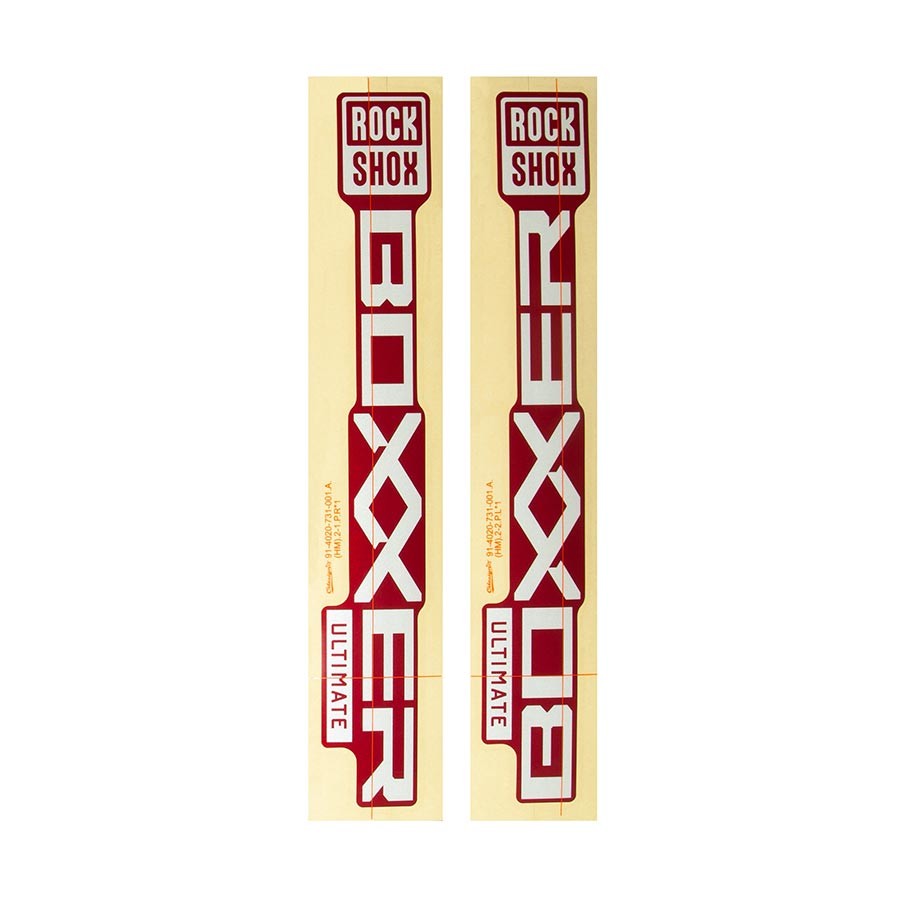 RockShox Boxxer Ultimate D1 Silver Decal Kit for 2729 MTB Forks 38mm 8290₽