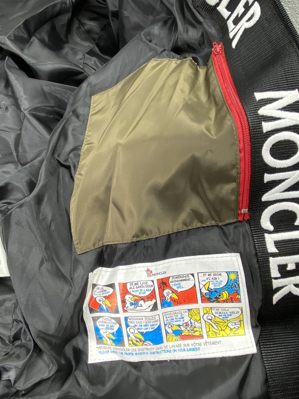 Moncler Womens Mr. Moncler Puffy Hooded Down Coat Size XL Olive Green thumbnail 17