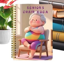 Chair Yoga For Seniors Chair Yoga Chart Fitness Planner For Balance Weight Loss