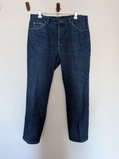 Vintage LL Bean Flannel Lined Jeans Men’s 40 x 32 Made In USA Heavy Denim