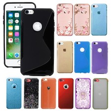 Case For iPhone 7 8 Plus 8 7 6s SE Shockproof Slim Soft Silicone Gel Phone Cover