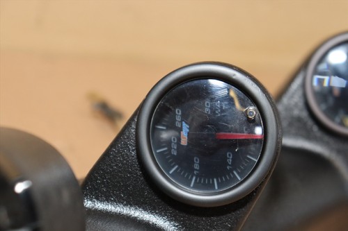 10-13 Mazda3 Mazdaspeed Pillar Trim Triple Gauge Pods Boost Water / AEM Air Fuel - Picture 6 of 13