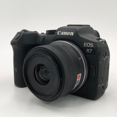 Canon EOS R7 32.5MP Mirrorless Camera Black+ Lens RF-S 18-45mm f/4.5-6.3 IS STM