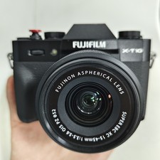 Fujifilm X-T10 XT10 Mirrorless Camera Body Black 16.3MP with 15-45mm Lens
