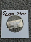 MPM Bald Eagle - 5 Gram .999 Fine Pure Silver Bullion Fractional Bar Ingot
