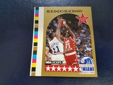 Rolando Blackman All Star Game 1990 Hoops vs Isiah Thomas Color Strip Oddball