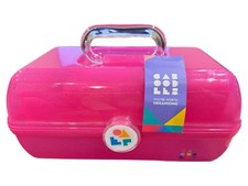 Caboodles On-The-Go Girl Makeup Case Hot Pink Glitter Sparkle CAB5626