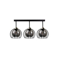 Deckenlampe Modern Loft 3Xe27 Solo Black/Gold 1494