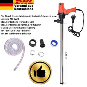 Siphon Pumpe Batteriepumpe Fasspumpe Kanisterpumpe Umfüllpumpe Handpumpe E t 36